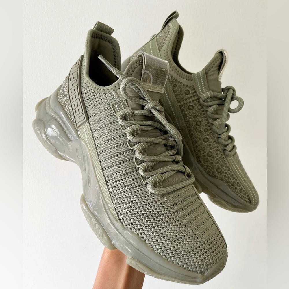Steve Madden Women's Green Maxima Sneaker